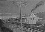 Papatoetoe railway station drawing thumbnail