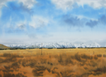 Southern Alps from near Lake Pukaki painting